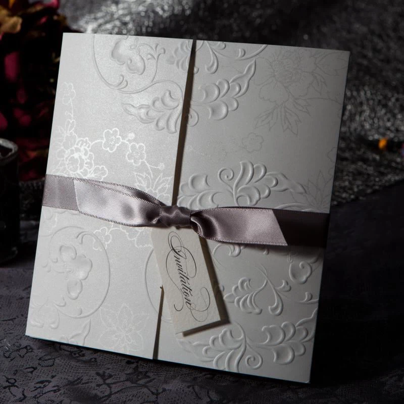 China Embossed Invitation Cards