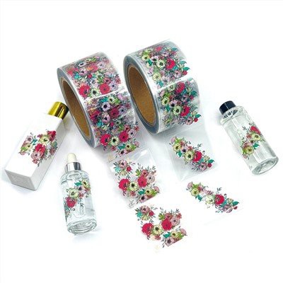 Adesivo colorato trasparente